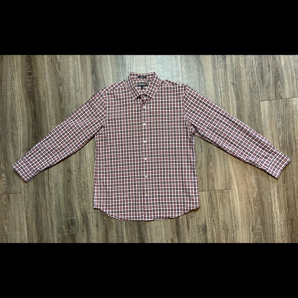 Express men’s modern fit dress shirt size large
